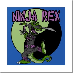 Ninja Rex Ying-Yang Posters and Art